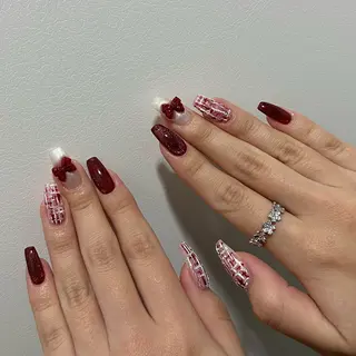 ネイル パラあり！フィルイン 美フォルムのネイルデザイン