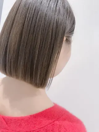 ミディアム カラー 江崎 わか子のヘアスタイル