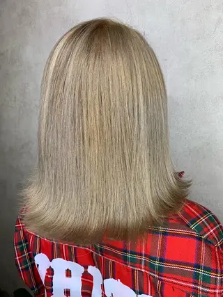 ミディアム 西村 雄二/エクステのヘアスタイル