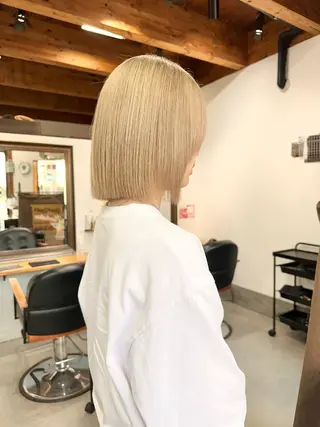 ショート カラー 💖艶・ブリーチ 透明感miyu💖のヘアスタイル