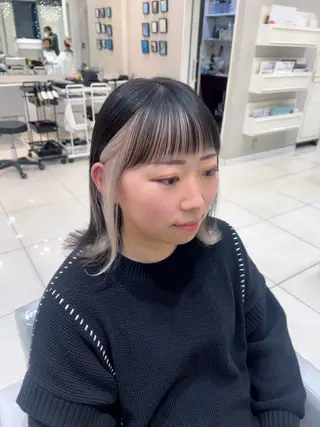 ミディアム カラー 銀座/カラー 🎀momo🎀のヘアスタイル
