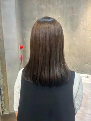 ミディアム カラー ショートパーマ 🫧ちひろ🫧のヘアスタイル