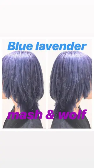 ミディアム カラー 田中 慎也のヘアスタイル