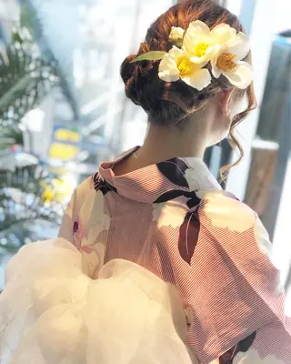 セミロング pep natsumiのヘアスタイル
