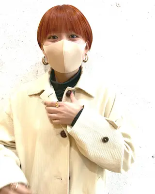 ショート カラー シノザキ/薬院/ボブ /ショート/髪質改善のヘアスタイル