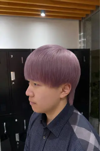 カラー メンズ レイヤーカット/ ブリーチカラー/雅人のヘアスタイル