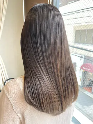 セミロング 艶髪矯正/髪質改善 カイトのヘアスタイル