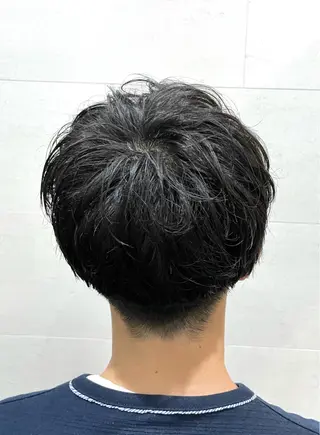 ショート パーマ メンズ メンズカット特化💈 遠山泰輝のヘアスタイル