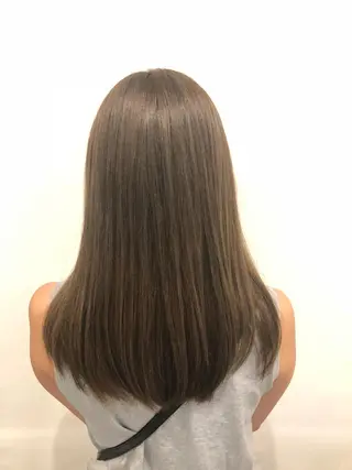 ロング カラー ヘアアレンジ 透明感カラー🤎 ゆりのヘアスタイル