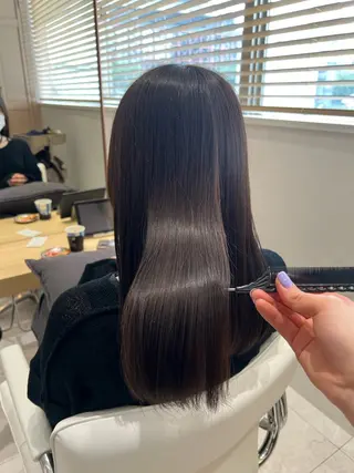 ミディアム 🎀京都暖色/ 艶髪縮毛/funaのヘアスタイル