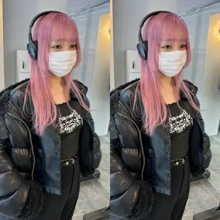ロング カラー yoriダブルカラー 代表すがわらのヘアスタイル