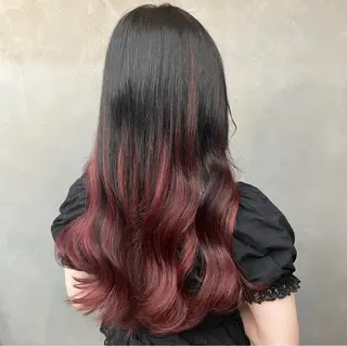 ロング ❤️‍🔥シールエク ＋カラー京❤️‍🔥のヘアスタイル