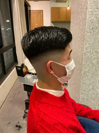 ショート メンズ ∮フェードスタイル∮ 加藤嘉陛のヘアスタイル