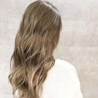 ロング カラー 髪質改善で 憧れの潤艶美髪にのヘアスタイル