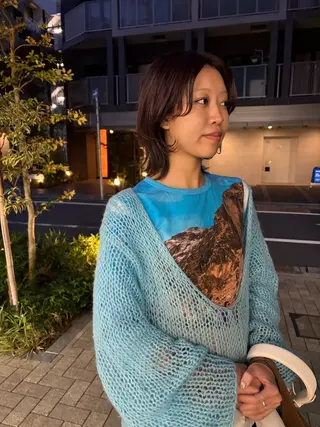 ショート カラー eri kinjoのヘアスタイル