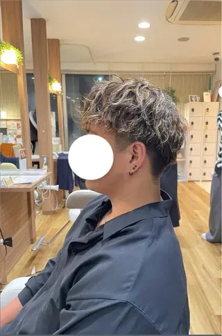 カラー パーマ メンズ イマムラ ナナのヘアスタイル