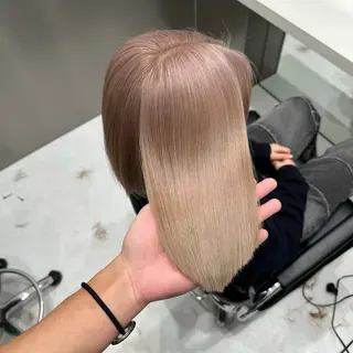 ミディアム カラー ✨髪質改善艶カラー✨ リュウトのヘアスタイル
