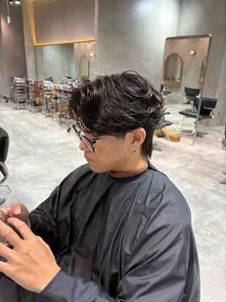 ミディアム パーマ fifth/渋谷/ パーマ/イクミのヘアスタイル