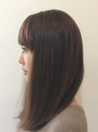 セミロング カラー 鈴木 健太のヘアスタイル