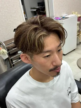 ミディアム メンズ メンズ特化 翔平のヘアスタイル