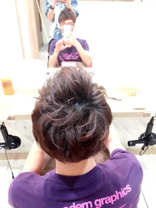 ショート メンズ 吉岡 三四朗のヘアスタイル
