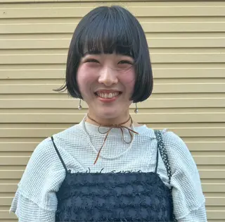 ショート カラー しずく/Lilu/ 博多美容室のヘアスタイル