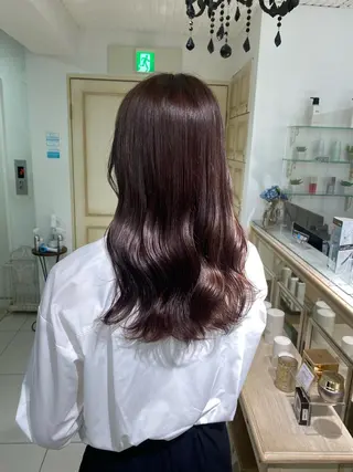 ロング カラー ヘアアレンジ 透明感カラー 古山 結季🌙🖤のヘアスタイル