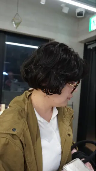 ショート サカモト ナオミのヘアスタイル