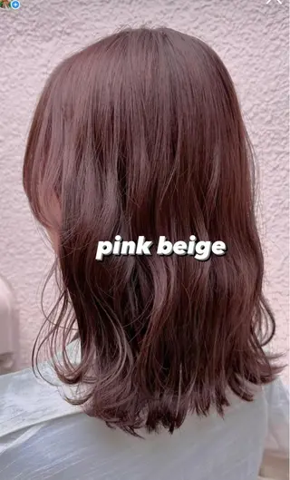 セミロング カラー ✂︎岡根 京花✂︎のヘアスタイル