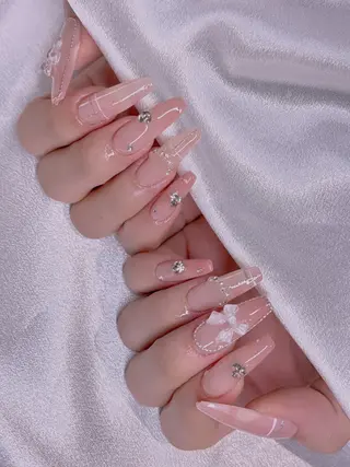 ネイル 長さだし専門店 M2　rikaのネイルデザイン