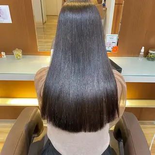 ロング レイヤーカット /透明感/千葉怜寿のヘアスタイル