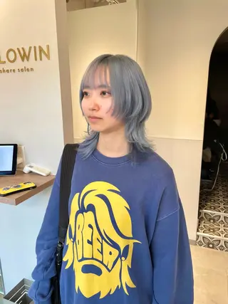 ミディアム カラー 武田 清久のヘアスタイル