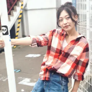 セミロング 鈴木 香澄のヘアスタイル