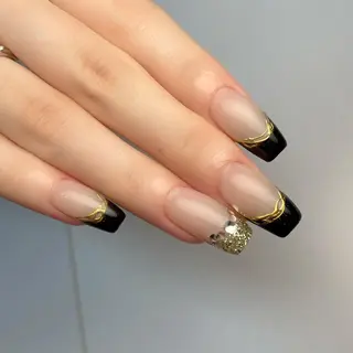 ロング ネイル 下妻ネイルサロン/ 持ちの良いネイルのネイルデザイン