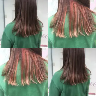 ミディアム カラー 相川 愛実のヘアスタイル