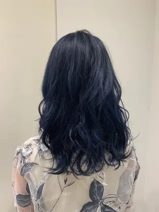 セミロング カラー インナーエクステ渋谷 🦋KAJIのヘアスタイル
