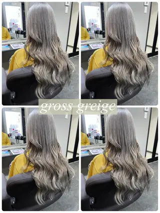 ロング 艶髪/Wカラー 蓮のヘアスタイル