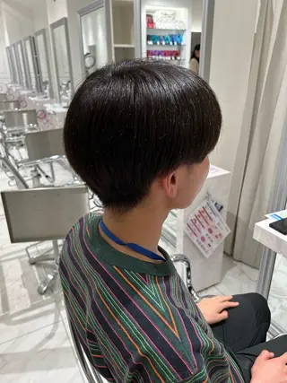 ミディアム メンズ 越智 彩心のヘアスタイル