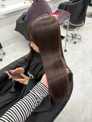 カラー 透明感ベージュ🤎 ナチュラルレイヤーのヘアスタイル