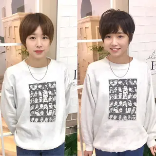 ショート 大人可愛いショート* NoWL栗原隆成のヘアスタイル