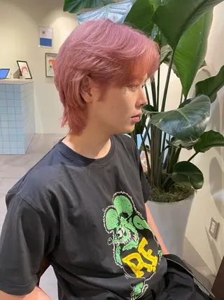 カラー メンズ うる艶ヘア♡韓国好き 透明感　shotaのヘアスタイル