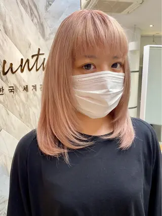 ミディアム カラー welring hair salonのヘアスタイル