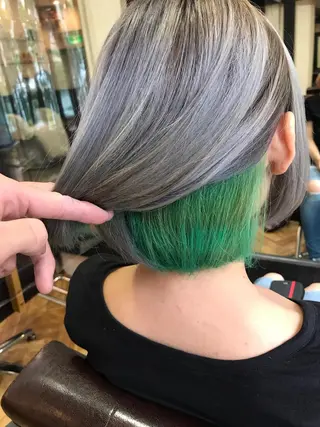 ショート カラー 髪質改善＆艶カラー Zina💋池袋のヘアスタイル