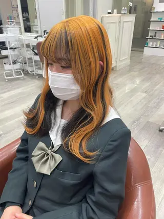カラー 緑区/艶髪 🦋柿下のヘアスタイル