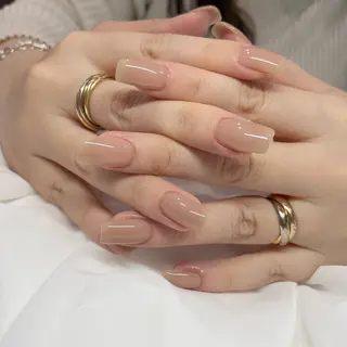 ネイル パラジェルネイル 大人可愛/シンプルのネイルデザイン