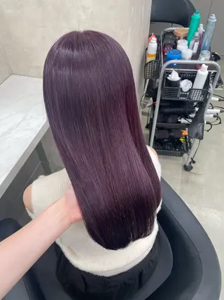 ロング カラー 🎀暖色/ラベンダー /paru🤍のヘアスタイル