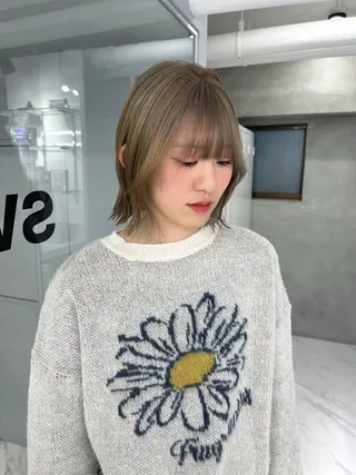 ショート shizuna/平尾 /カラー/髪質改善のヘアスタイル