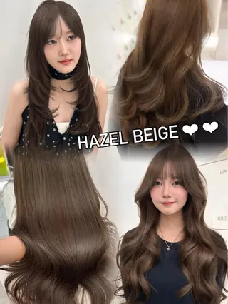 ロング カラー 上品モテヘア🩶 karen🩶のヘアスタイル