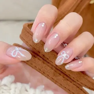 ネイル By moonネイル 🌷ワンホン/韓国風のネイルデザイン