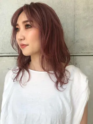 セミロング AYAKA 下北沢suuのヘアスタイル